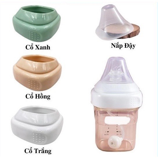 Nắp đậy bình sữa, cổ bình sữa cổ vuông HG 150/240/330ML