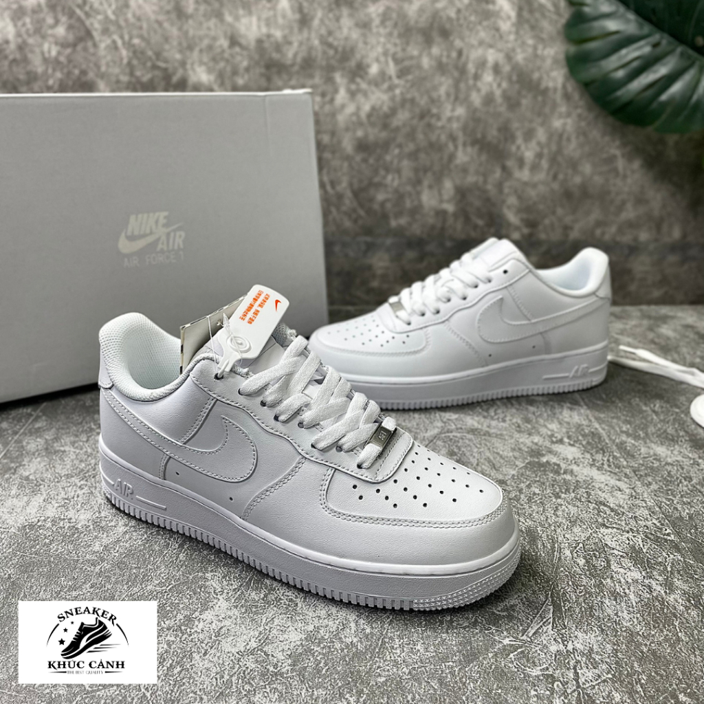 _Air Force 1 Trắng, Giày Sneaker AF1 Hàng Cao Cấp Full Size Nam Nữ, Hàng Full Box + Bill