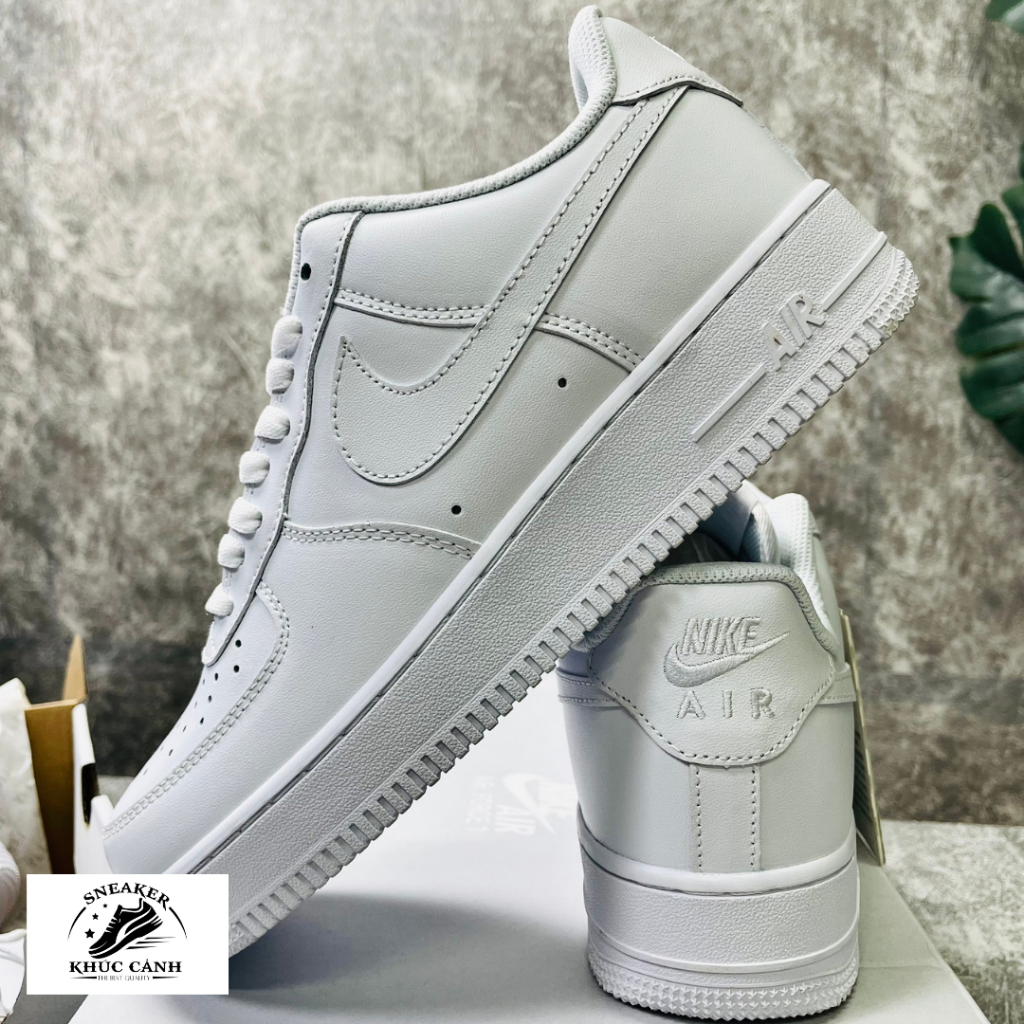 _Air Force 1 Trắng, Giày Sneaker AF1 Hàng Cao Cấp Full Size Nam Nữ, Hàng Full Box + Bill