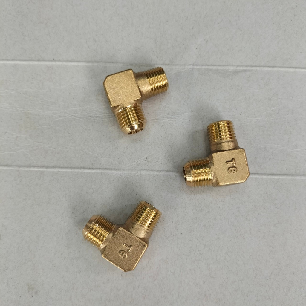 Kép góc, co nối góc, 2 đầu ren ngoài 13mm