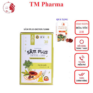 Sâm plus detoxx1000 kẹo giảm béo chính hãng tm pharma