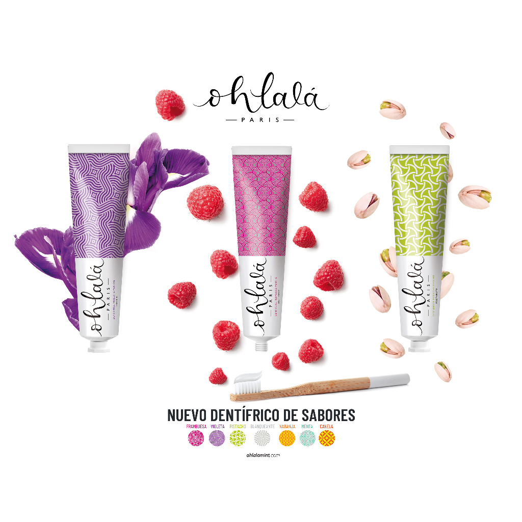 Kem đánh răng thiên nhiên OHLALA ngăn ngừa sâu răng, trắng răng tự nhiên 75ml
