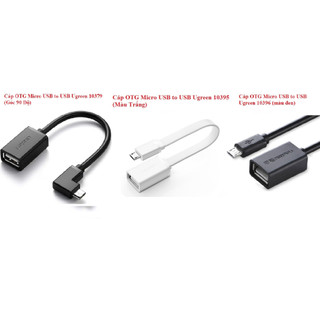 Cáp OTG Micro USB to USB Ugreen (10395 / 10396/ 10379)