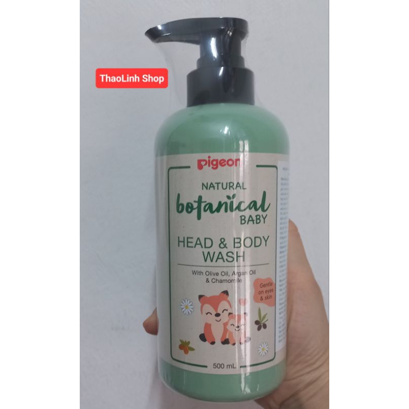 Sữa Tắm Gội Toàn Thân Cho Bé Natural Botanical Pigeon 500ml
