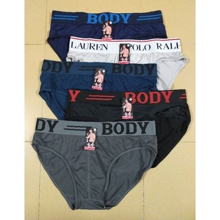 Combo 5 quần lót nam body thái cao cấp co giãn 4 chiều, thun lạnh thoáng mát