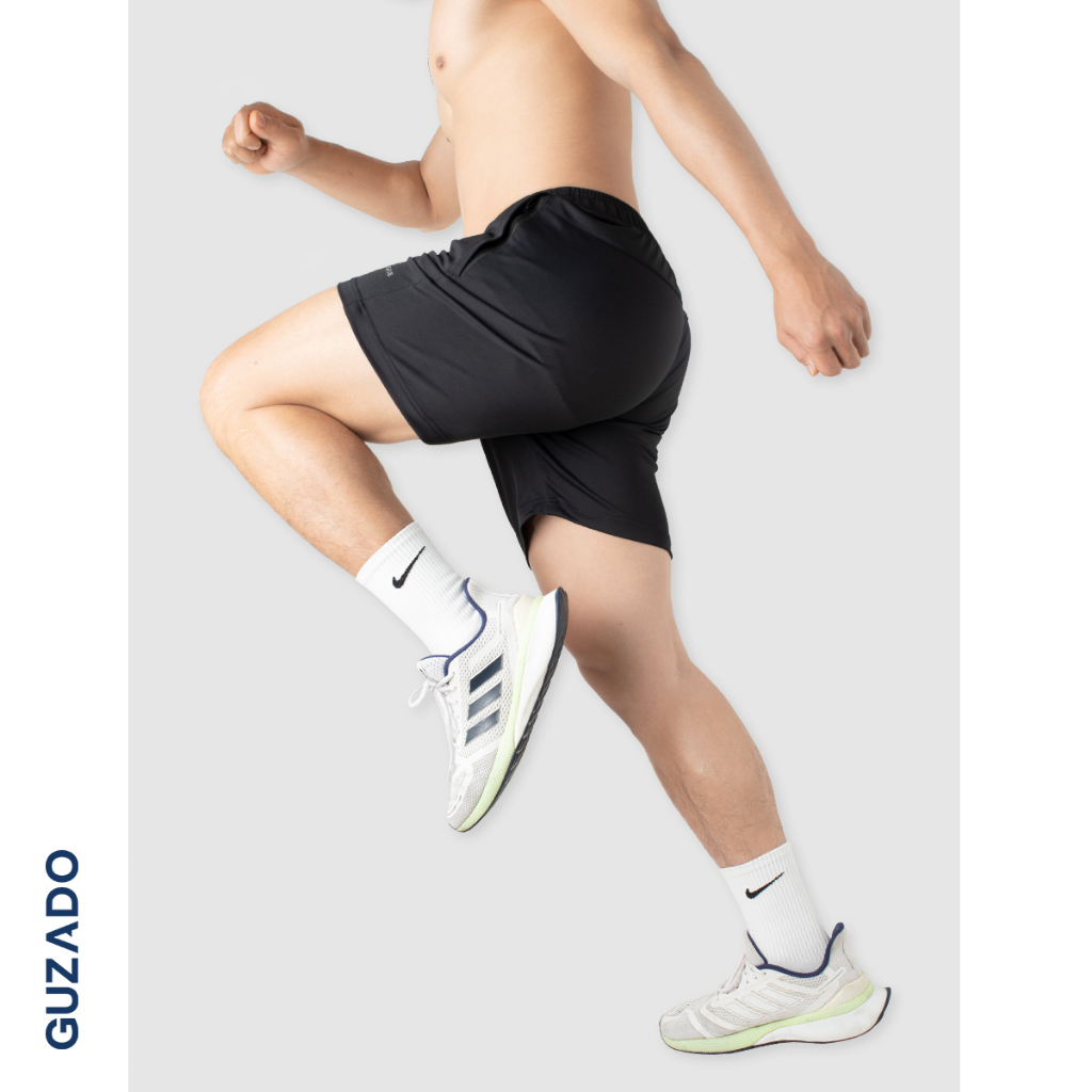 Quần Short Nam GUZADO Vải Thun Lạnh Tập Gym, Thể Thao, Co Giãn Bốn Chiều Vận Động Thoải Mái MSR2310