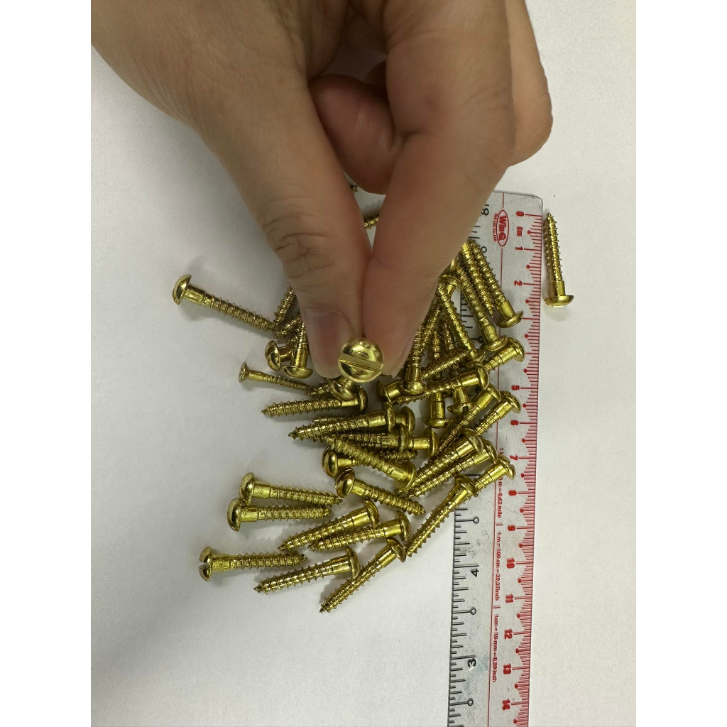 Combo 100 con vít đồng thau 4x25mm