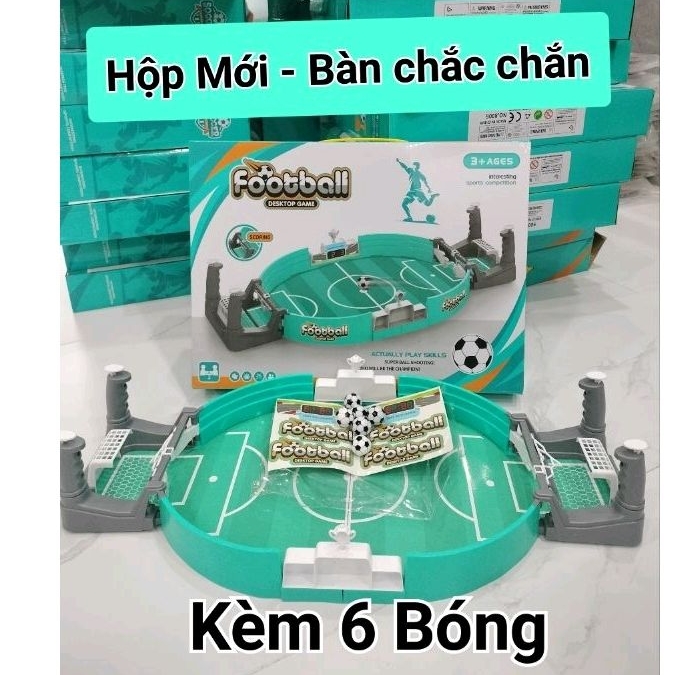 Sân Bóng Đá Mini Hai Lớp Loại Tốt Đồ Chơi Tặng Kèm 6 BÓNG Size 57cm Cho Trẻ Em Và Người Lớn