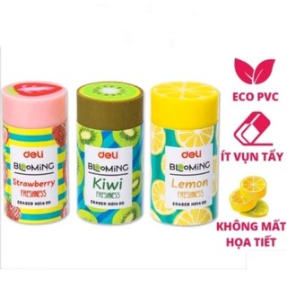 🏵🍓🌿 Gôm tẩy bút chì Deli hình trái cây 🥝🍋🌿