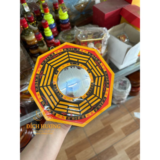 Gương bát quái gỗ