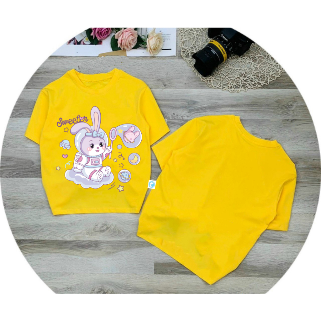 Áo thun bé gái-mẫu BG05 từ 7kg đến 25kg chất vải mềm thấm hút mồ hôi-BGO5