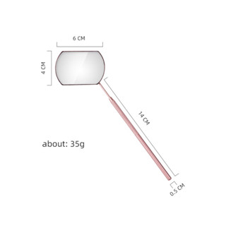 Gương soi mi, gương soi chân mi chữ nhật