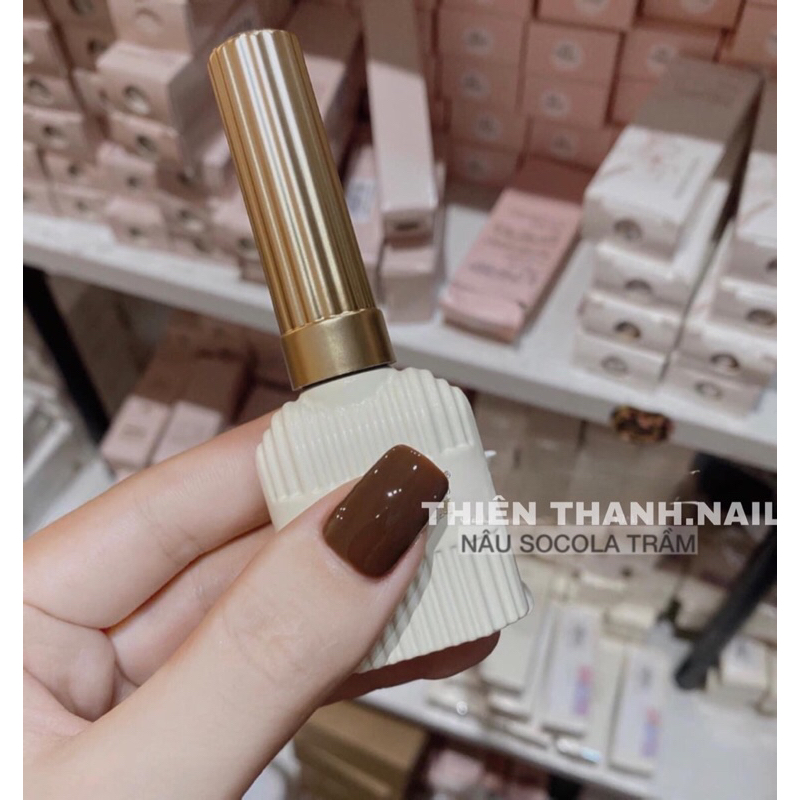 Sơn Gel Nâu Socola Tông Trầm