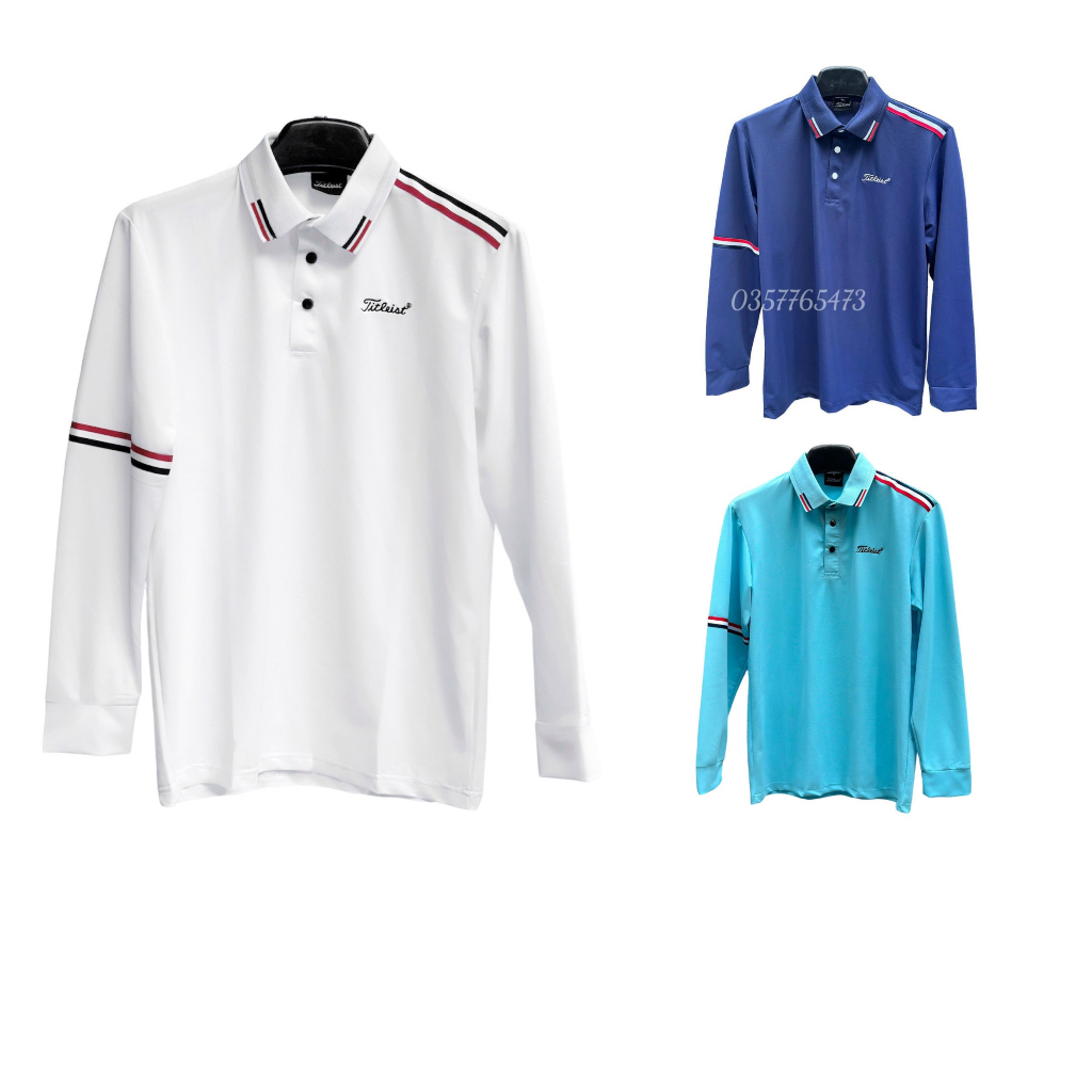 Áo Golf dài tay Titleist cho Nam mẫu mới 2023 - Chất liệu vải polo cao cấp