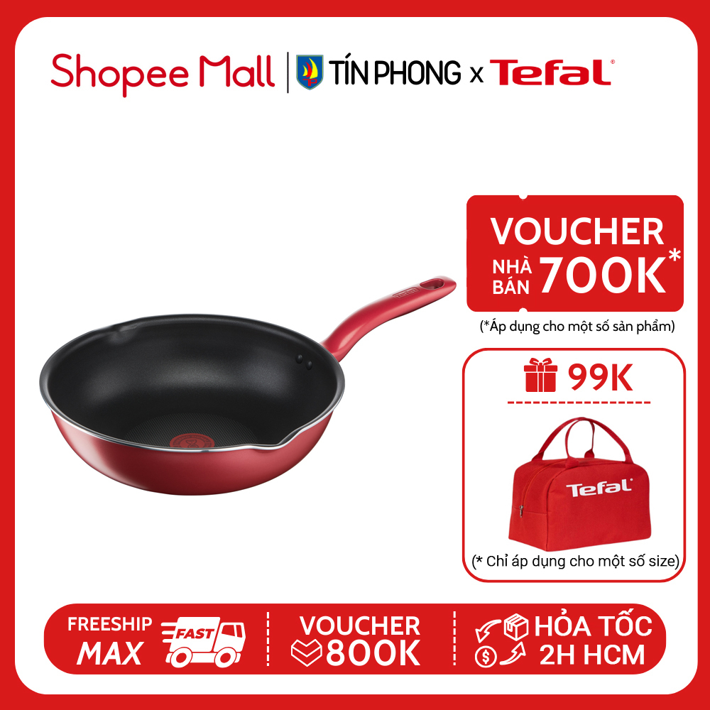 Chảo chiên lòng sâu chống dính Tefal So Chef 28cm (G1358695) - Dùng mọi loại bếp - bảo hành 2 năm - Hỏa tốc 2h HCM