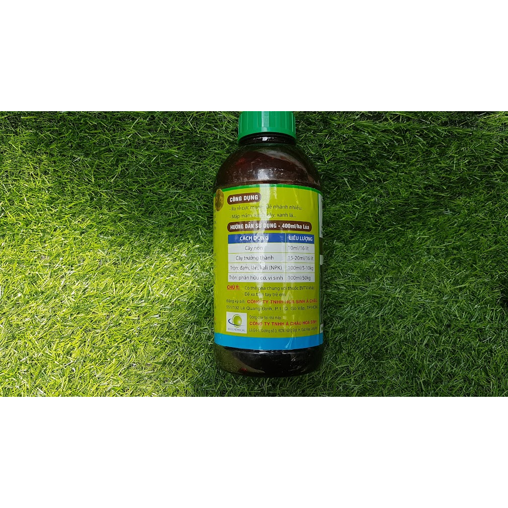 Acroots 10sl phân bón siêu ra rễ đẻ nhánh bật mầm cho cây trồng và hoa lan chai 1lit