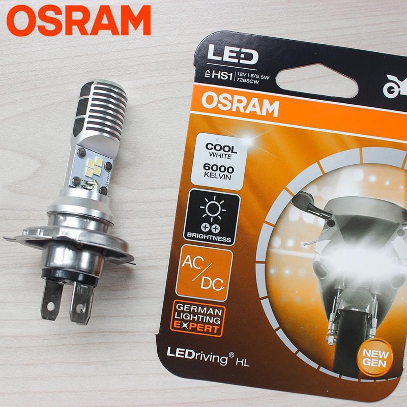 Bóng đèn LED OSRAM HS1 xe Air Blade, Wave RS, Future Neo, Exciter 135/150, Winner 150, Lead 125 tăng sáng trắng (7285CW)