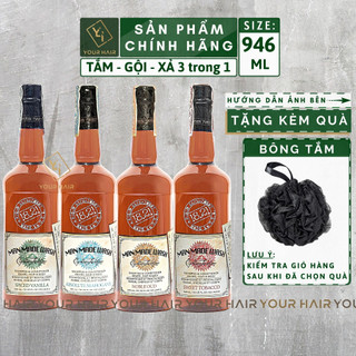 [946ml] Sữa TẮM GỘI XẢ 3 trong 1 cho nam 18.21 Man Made Wash 3 in 1