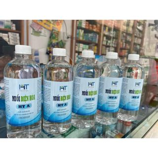 (Mua 5 tặng 1đ tất) Nước muối điện hóa, nước A, HTA chữa ngoài da đa năng nấm, ghẻ nước, phụ khoa chai to 1,5lit