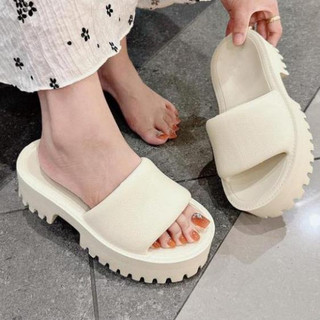Dép đế xuồng nữ quai ngang đế cao 6cm 3TDEP,dép răng cưa chất EVA siêu nhẹ, êm chân, chọn chuẩn size