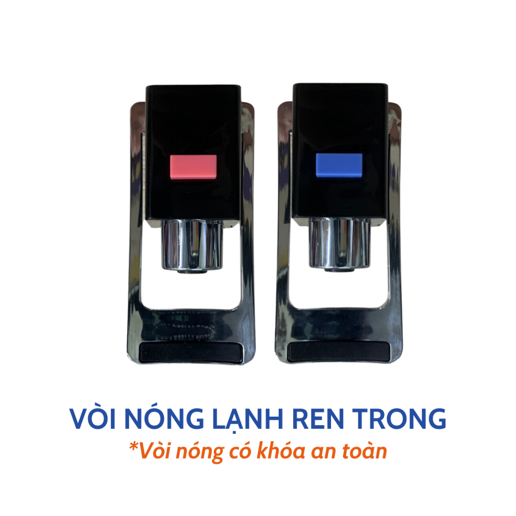 Vòi Lấy Nước Nóng Lạnh Ren Trong Cho Máy Lọc Nước RO Karofi Kangaroo Sunhouse... (Vòi Nóng Có Khoá An Toàn Cho Trẻ Em)