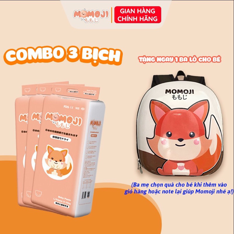 Tã Bỉm Momoji Siêu thấm hút NB64/S60/M56/L54/XL50/XXL48