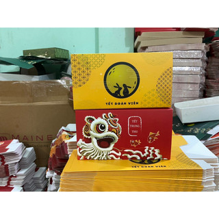 Combo 10h 2 banh lân đỏ +thỏ vàng