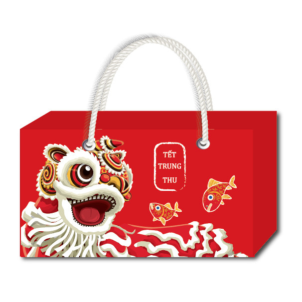 Combo 10h 2 banh lân đỏ +thỏ vàng