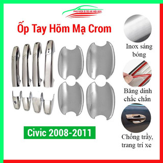 Ốp tay hõm mạ crom Civic 2008-2011