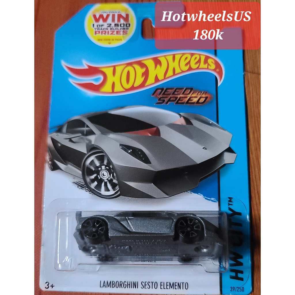 Xe Mô Hình Hot Wheels Lamborghini Sesto Elemento