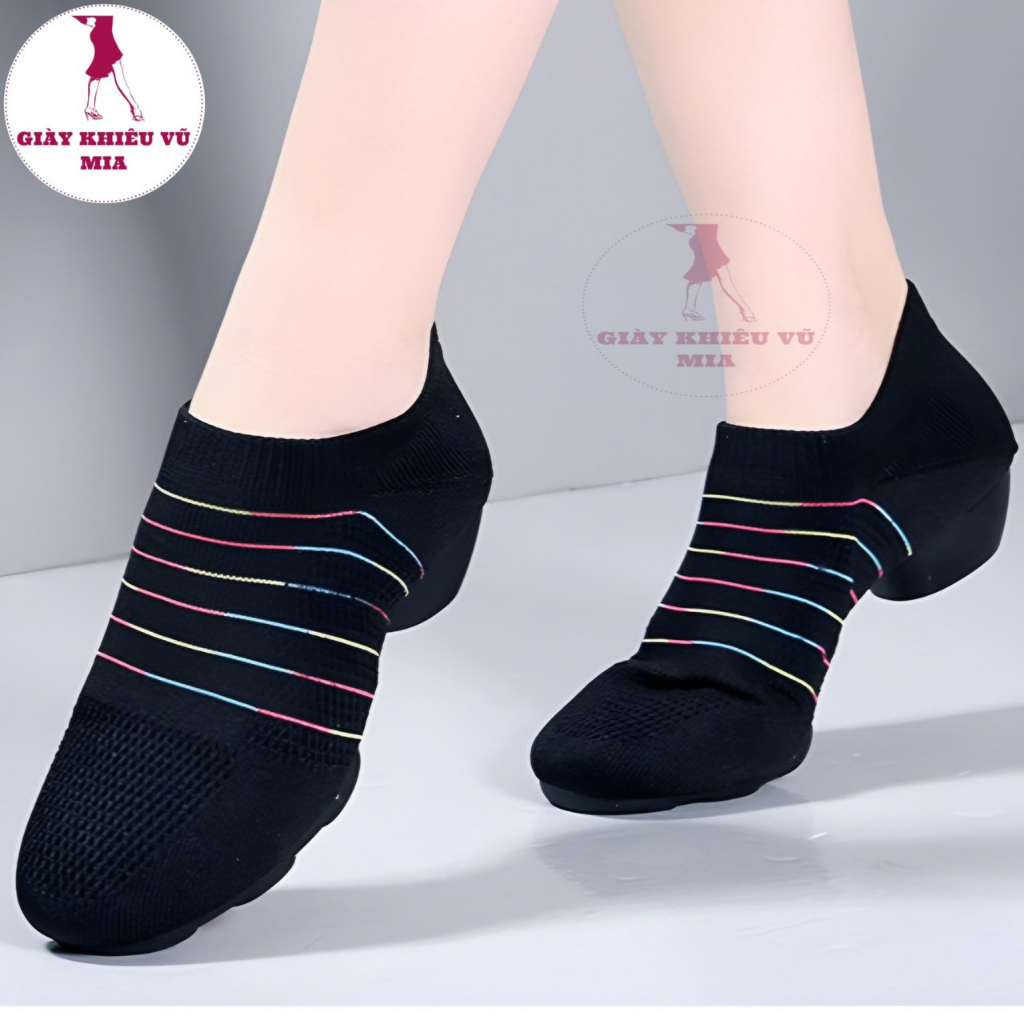 Giày Khiêu Vũ Thể Thao Dệt Không Dây