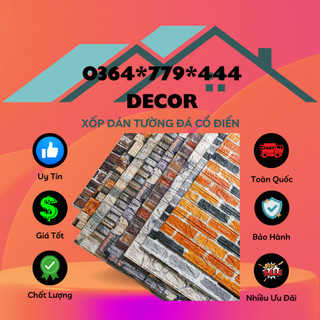 Xốp Dán Tường 3D Giả Gạch Cổ Điển Loại 1