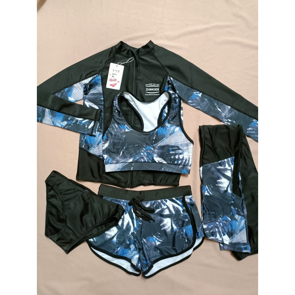 Bộ đồ bơi đôi nam nữ dài tay thun lạnh đẹp đủ size cao cấp