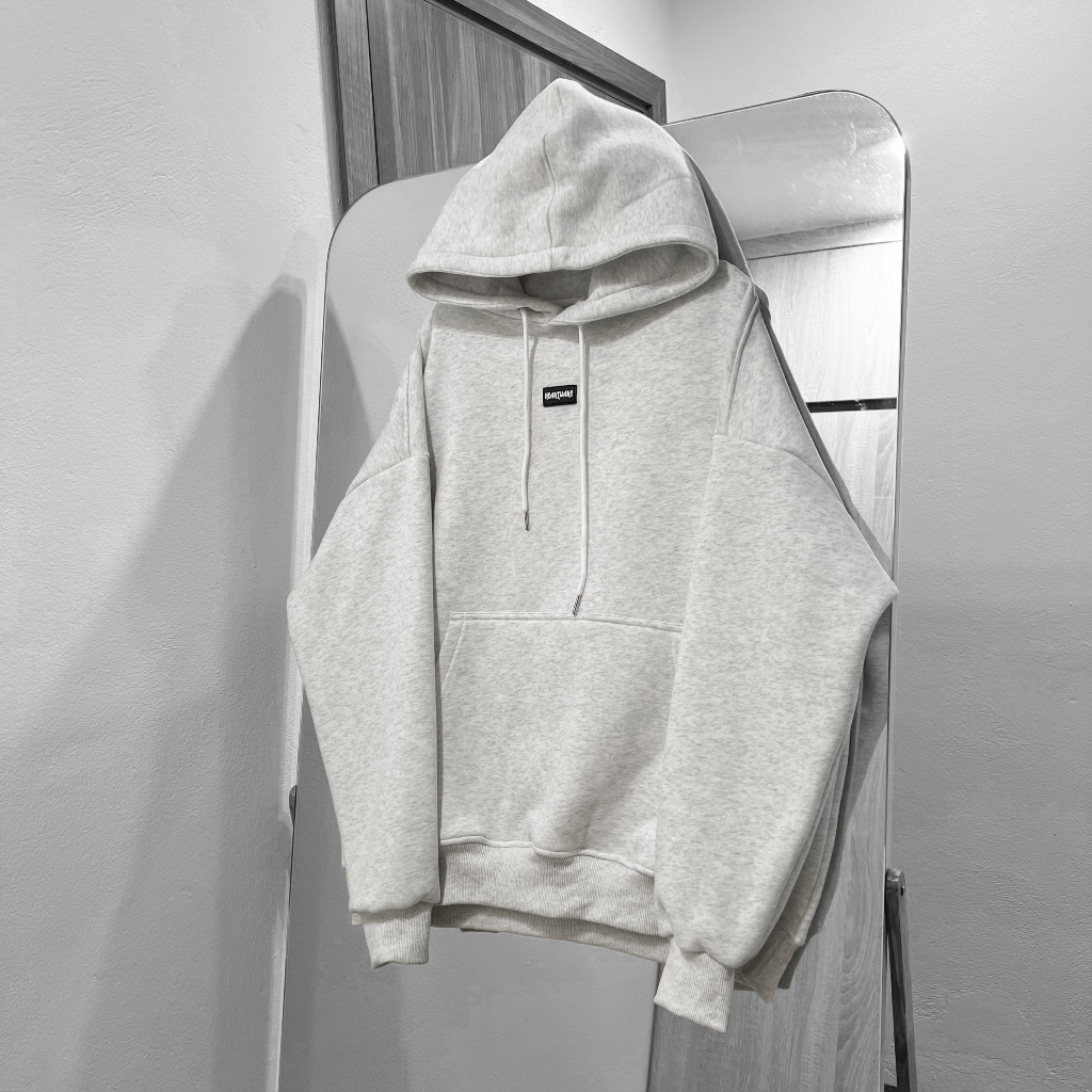 Áo khoác nỉ nam nữ Thêu Tag Cao Su MEANSTORE áo khoác hoodie zip loại nỉ bông form rộng vải dày dặn - KNCS1