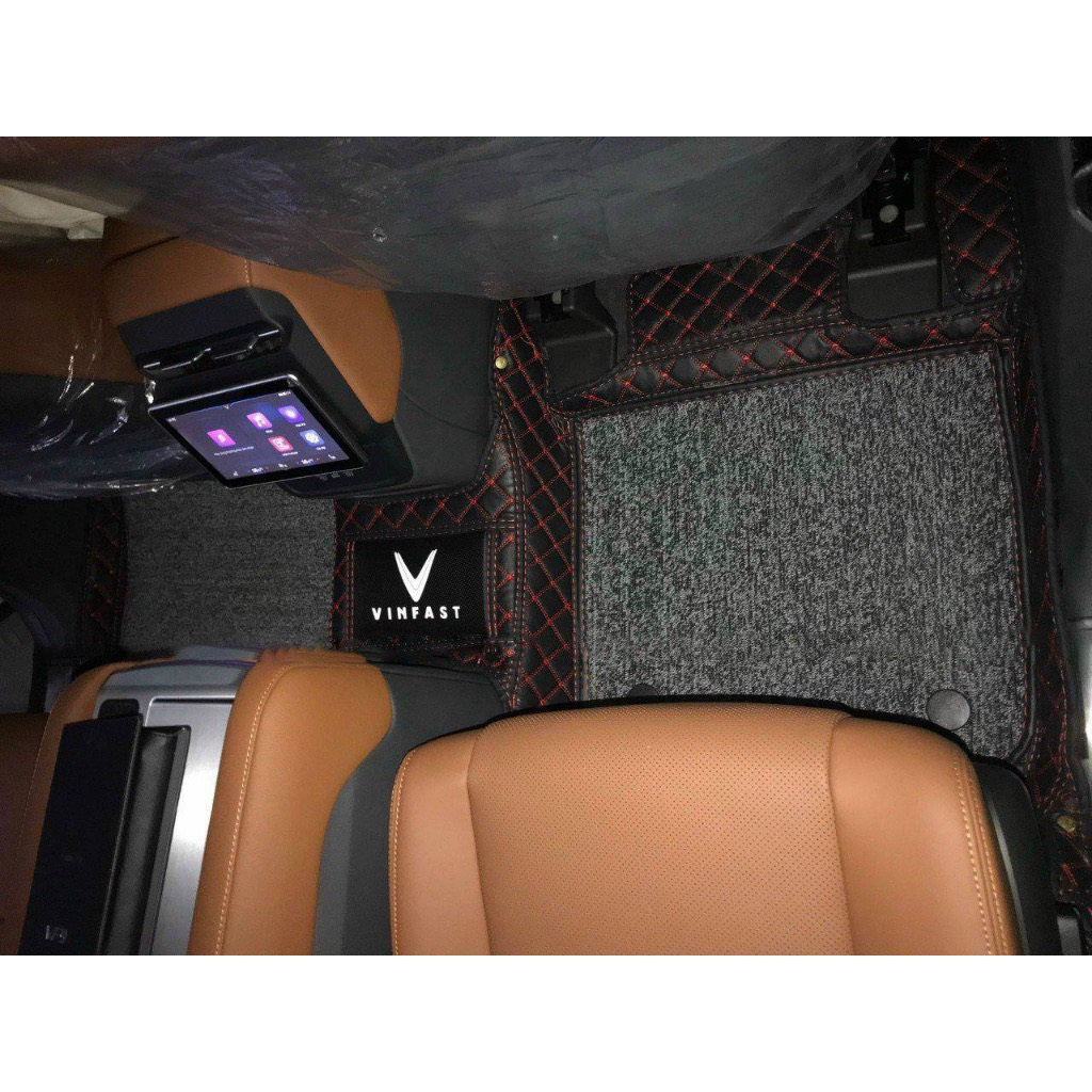 Lót sàn 5D 6D cao cấp cho Vinfast VF9 chống nước không mùi trải kín sàn xe