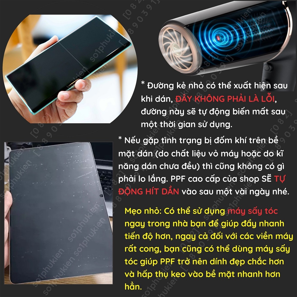 Dán PPF mặt lưng full viền cho iPhone 15/ 15 Plus / 15 Pro/ 15 Pro max  trong, nhám, hoạ tiết
