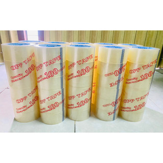 Băng keo trong 100ya 1kg/cây 6 cuộn - lõi giấy mỏng 4li