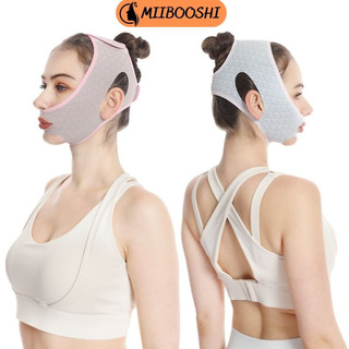 Đai đeo thon gọn mặt định hình khuôn mặt nâng cơ ngăn lão hóa chống nếp nhăn Miibooshi