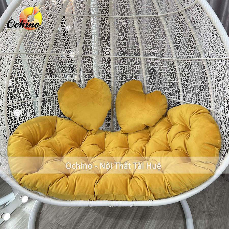 Đệm Lót Xích đu Đôi Để ban công hoặc Sân Vườn