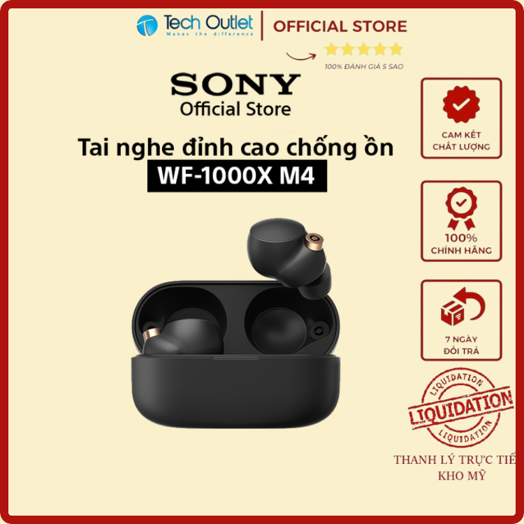 Tai nghe sony wf1000xm4 true wireless không dây chống ồn