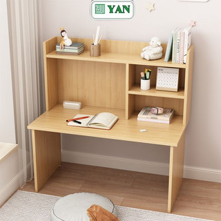 Bàn học bàn làm việc gỗ ngồi bệt kết hợp kệ để đồ thông minh tiết kiệm diện tích - gp116