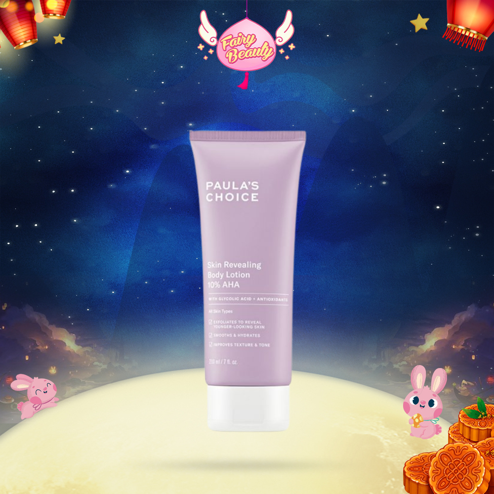 [PAULA'S CHOICE] AHA Dưỡng Thể Sáng Da, Cải Thiện Dày Sừng Nang Lông Skin Revealing Body Lotion 10% AHA 210ml (Mã 5900)