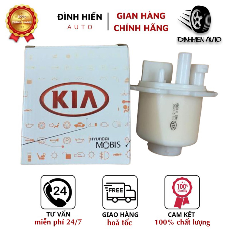 Lọc xăng, lọc nhiên liệu trong thùng xe Kia Morning (2003-2021), Kia Picanto (Mã: 3111207000)