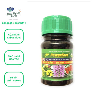 Phân bón hữu cơ cá powerfeed, power feed từ úc - mập mầm, to hoa, dày cánh - 100ml/chai
