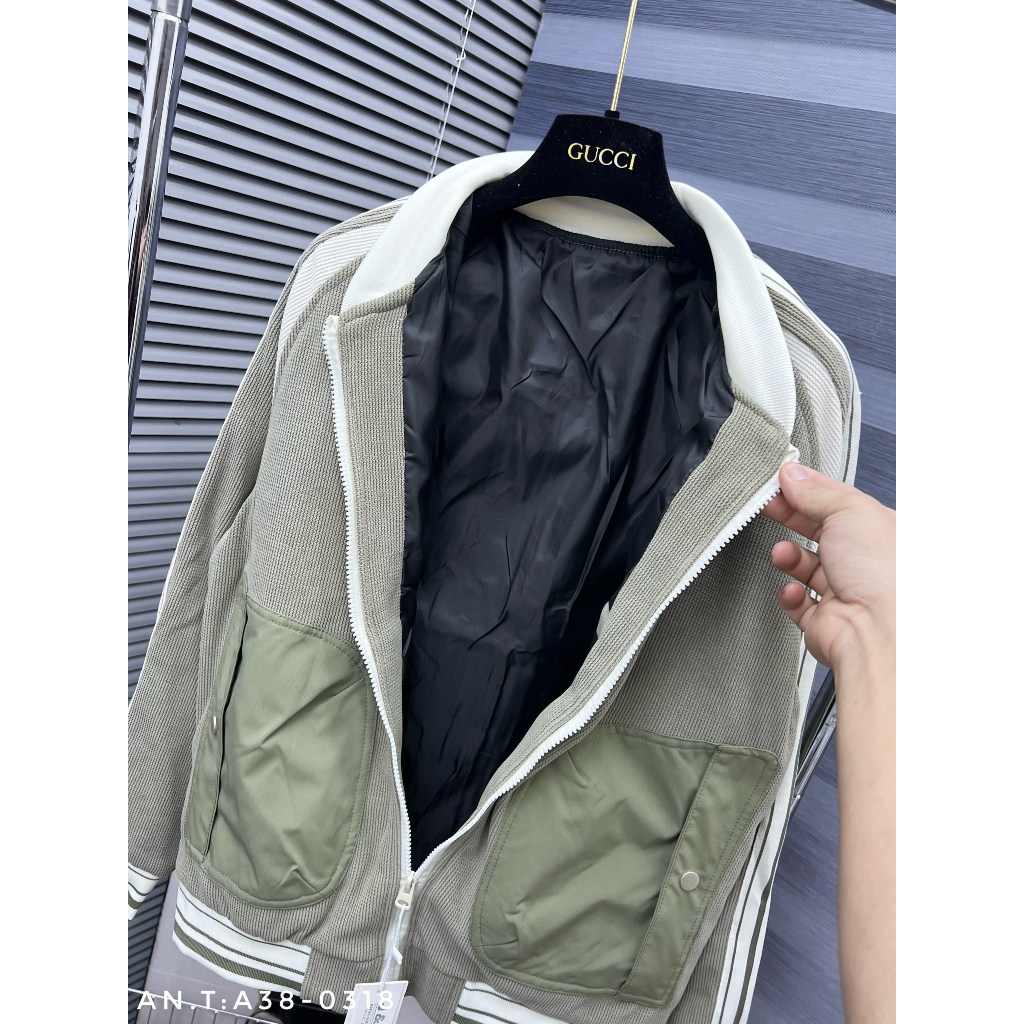 Áo khoác nam, áo khoác nhung nam bomber QUẢNG CHÂU, thanh lịch, dáng ôm vừa