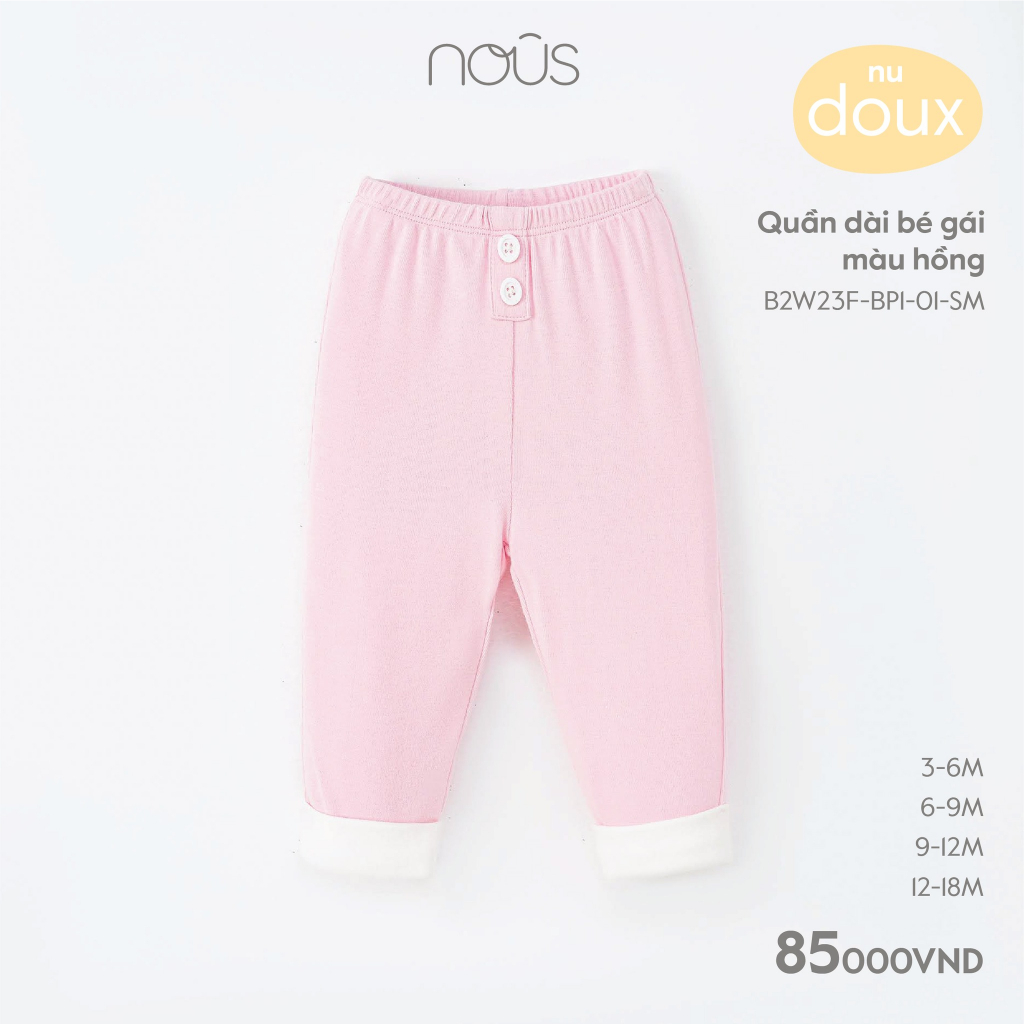 - Quần dài cho bé trai bé gái nous BST thu đông 2023
