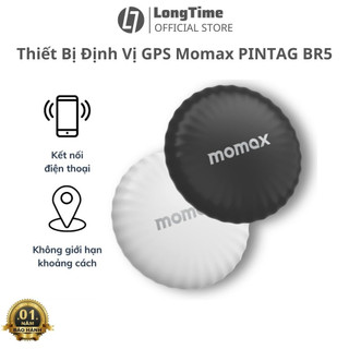 Thiết Bị Định vị GPS Momax Pintag mini không dây thông minh định vị xe máy, ô tô, vật nuôi, đồ dùng cá nhân trẻ em