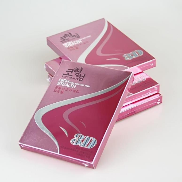 Combo 3 bộ sụn nâng mũi 3D High Stealth Hàn Quốc