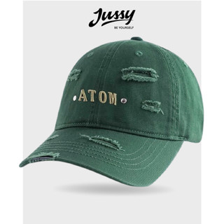 Mũ Lưỡi Trai Rách ATOM Jussy Official Nón Kết Nam Nữ Chất Vải Kaki Cotton Form Mềm Nhiều Màu Hot Trend