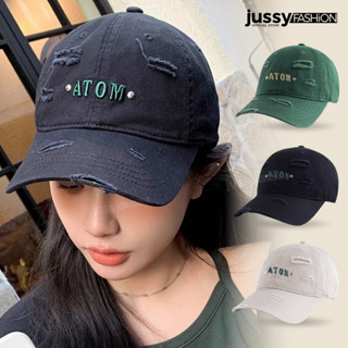 Mũ Lưỡi Trai Rách ATOM Jussy Official Nón Kết Nam Nữ Chất Vải Kaki Cotton Form Mềm Nhiều Màu Hot Trend